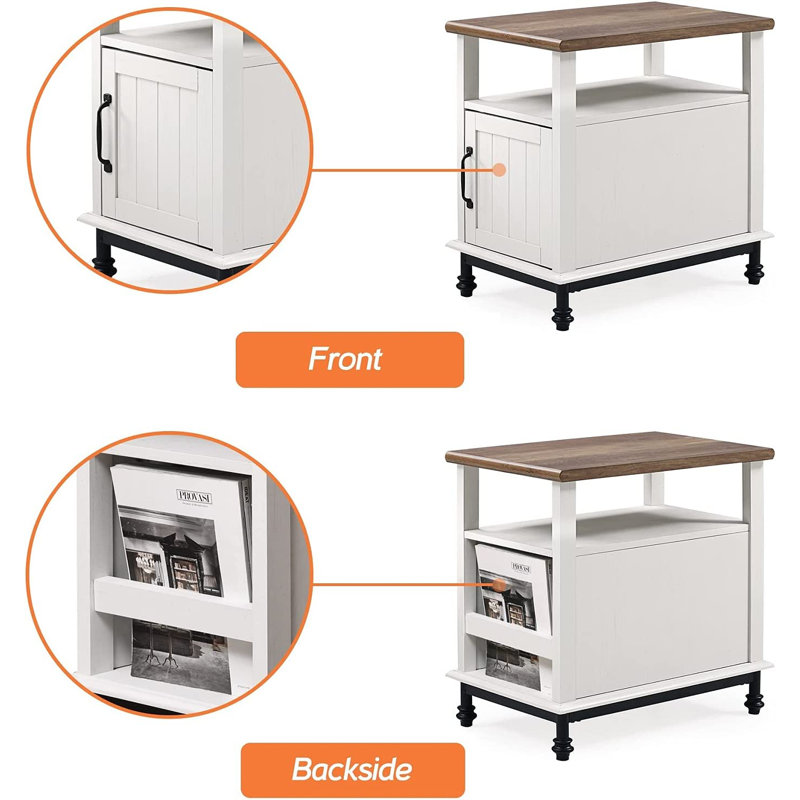 Laurel Foundry Modern Farmhouse Verda 3 Piece Living Room Table Set